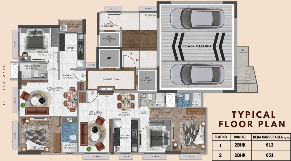 Sanghvi-Morya-Typical-Floor-Plan