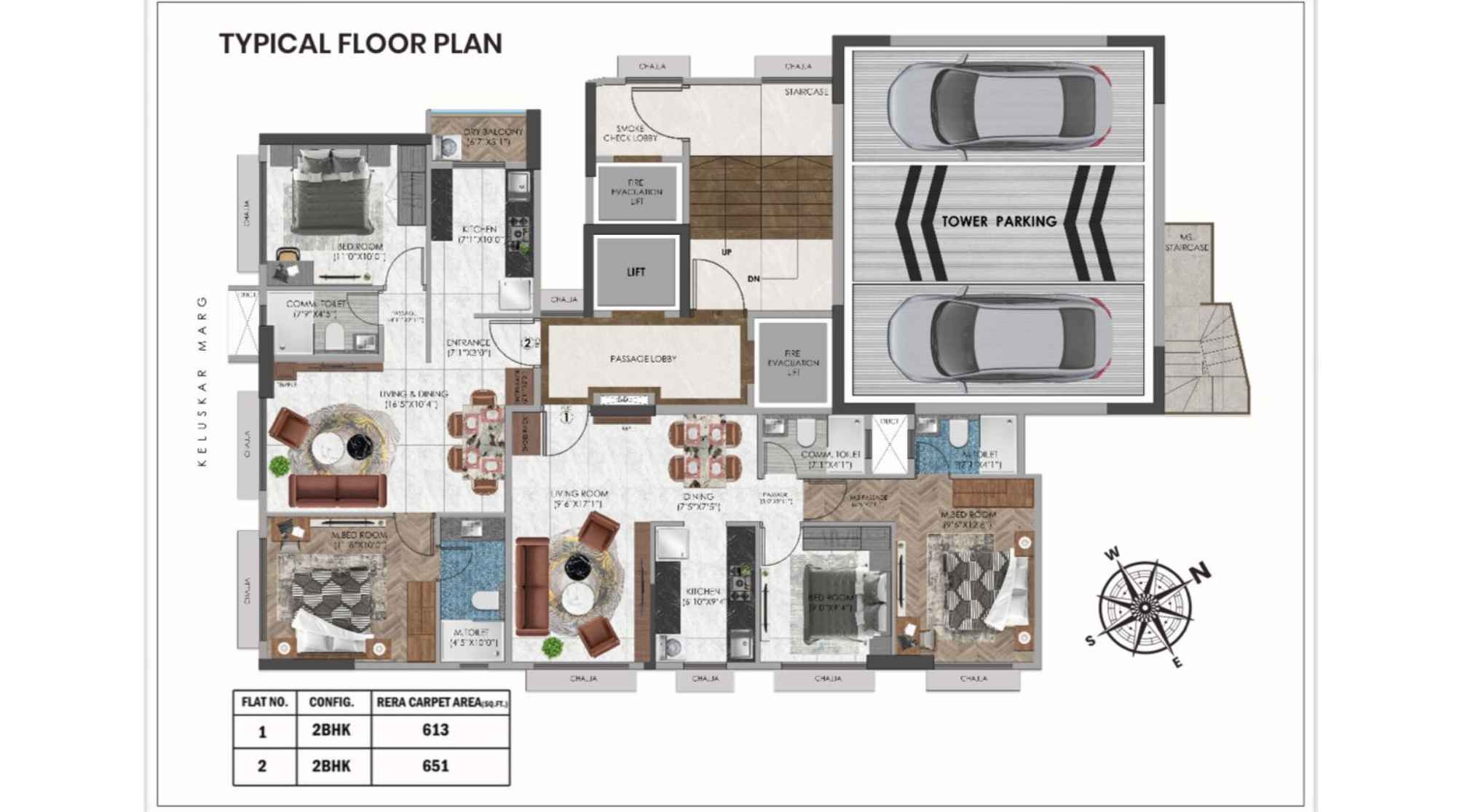 Sanghvi-Morya-Typical-Floor-plan